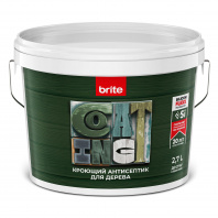 Антисептик BRITE FLEXX для дерева кроющий база С, 2,7л 