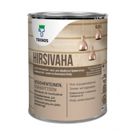Воск Teknos "Хирсиваха" (HIRSIVAHA) 0,9л для обработки бревенчатых поверхностей
