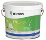 Краска Teknos "Биора 7" (BIORA 7) база РМ1 2,7л матовая для стен