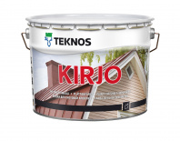 Краска Teknos "Кирье" (KIRJO) база РМ1 9л полуматовая для листовой кровли