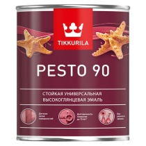 Эмаль Tikkurila "PESTO 90" (Песто 90) А 9л выс/глян алкидная универсальная