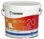 Краска Teknos "Биора 20" (BIORA 20) база РМ3 2,7л полуматовая для внутренних работ