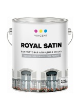Эмаль Роял Сатин ( Royal satin) база А 2,25л полуматовая алкидная для внут и наруж работ