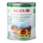 Лазурь для дерева BIOFA (1075) 1009 Биофа 0,125л 