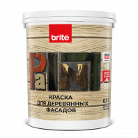 Краска Brite Flexx для деревянных фасадов база С, 0,9л 