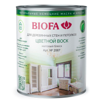 Цветной воск BIOFA 2087 Бесцветный 2,5л 