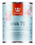 Лак Tikkurila "Кива 70" (KIVA 70) 0,9л водорастворимый акрилатный глянцевый, нежелтеющий для внутренних работ для деревянных поверхностей