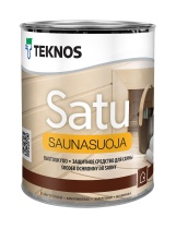 Средство защитное Teknos "Сату саунасуоя" (SATU SAUNASUOJA) 0,9л для саун 