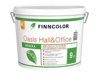 Краска OASIS HALL & OFFICE А 9л глубоко матовая для стен и потолков