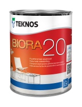 Краска Teknos "Биора 20" (BIORA 20) база РМ3 0,9л полуматовая для внутренних работ