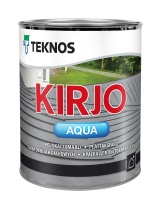 Краска Teknos "Кирье Аква" (KIRJO Aqua) база РМ3 0,9л матовая для листовой кровли