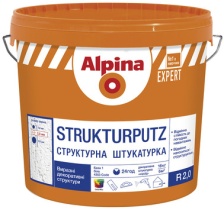 Alpina EXPERT Структурная штукатурка R 20 (Короед) 16кг/44