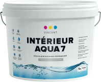 Краска Интериор Аква 7 (Interieur Aqua 7) база С 8,1л матовая для стен и потолков