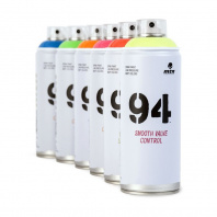 Краска-аэрозоль MTN 94 FLUOR флуорисцентная зеленая 400мл