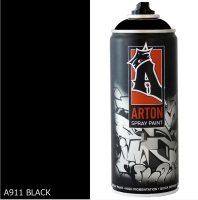 Краска-аэрозоль A 911 Black  400мл
