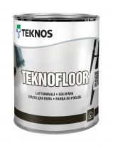 Краска Teknos "Текнофлор" (TEKNOFLOOR) база РМ3 0,9л глянцевая для пола