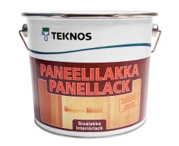 Лак Teknos "Панеллилакка" (PANEELILAKKA) 2,7л полуматовый акриловый для панелей внутри помещения