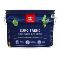 Краска EURO TREND база А 9л матовая для стен и обоев