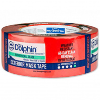 03-1-02-EN Малярная лента 48мм*20м Dolphin для наружных работ 