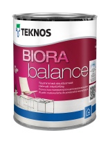 Краска Teknos "Биора Баланс" (BIORA balance) база РМ1 0,9л совершенно матовая для внутренних работ