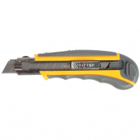 09165 Нож STAYER "ПРОФИ" сегмент. лезвия 18мм автофикс. (8шт лезвий)