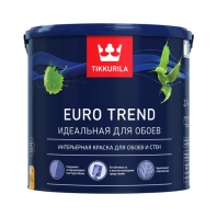 Краска EURO TREND база А 2,7л матовая для стен и обоев