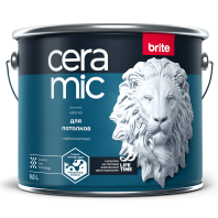 Краска Brite Ceramic для потолков база А 9 л гл/мат Краска Brite Ceramic для потолков база А 9 л гл/мат