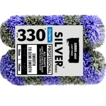 SR10W10_48233 Валик Silver 9 / 10см Dolphin (2шт/уп) (микрофибра 9мм) 22/уп