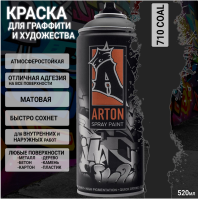 Краска-аэрозоль A 710 Coal 400мл