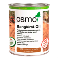 Масло террасное для БАНГКИРАЙ OSMO (TERRASSEN-OL) 006 натуральный тон, д/наруж. работ 0,75л