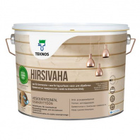 Воск Teknos "Хирсиваха" (HIRSIVAHA) 9л для обработки бревенчатых поверхностей