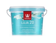 Краска Tikkurila "Луя 20" (LUJA 20) 2,7л база С полуматовая акрилатная для стен и потолков в помещениях, требующих частого мытья 