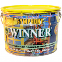 Краска полиуретановая Виннер С 9л шелковисто-матовая