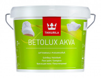 Краска Tikkurila "Бетолюкс Аква" (BETOLUX AKVA) 2,7л база А п/гл. для бетонных и деревянных полов