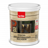 Краска Brite Flexx для деревянных фасадов база А, 0,9л 