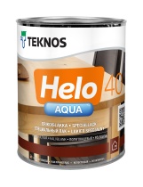 Лак Teknos "Хело Аква 40" (Helo Aqua 40) 0,9л полуглянцевый для внутренних и наружных работ 