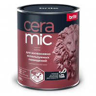 Краска Brite Ceramic "Для интенсивно используемых помещений" база С 0,9л шелковисто матовая