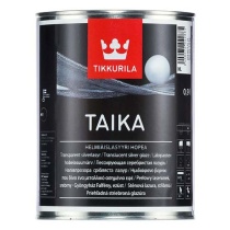 Краска Tikkurila "Тайка" (TAIKA) 0,9л Серебристая лазурь HL на акрилатной основе для стен в сухих помещениях