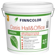 Краска OASIS HALL & OFFICE С 2,7л глубоко матовая для стен и потолков