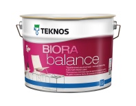 Краска Teknos "Биора Баланс" (BIORA balance) база РМ3 9л совершенно матовая для внутренних работ