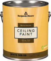Краска Benjamin Moore "Ватерборн слинг пейнт 508" (Waterborne Celling Paint 508) кварта мат для потолка Краска Benjamin Moore "Ватерборн слинг пейнт 508" (Waterborne Celling Paint 508) кварта мат для потолка