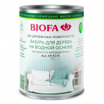 Лазурь для дерева на водной основе BIOFA (5175) 5121 Воздушное безе 0,125л 