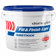 Шпатлевка ДАНОГИПС (Sheetrock) Fill&Finish Lignt 11кг (10л) синяя крышка