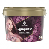 Краска  "Eskaro Sympatia 9,5л Для потолков с замедленным временем высыхания