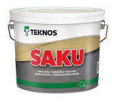 Краска Teknos "Саку" (SAKU) база РМ3 9л матовая для цоколя