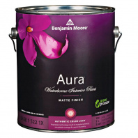 Краска Benjamin Moore "Аура 522 мат финиш" (Aura 522 Matte Finish) база 3 кварта мат для внутренних работ