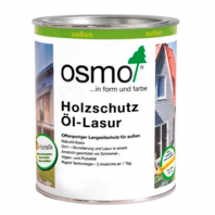 Защитное масло-лазурь для древесины OSMO (Holzschutz Ol-lazur) 907 серый кварц д/наруж. работ 0,75л