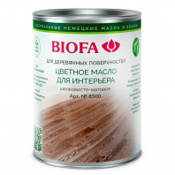 8500 Масло для интерьера бесцветное BIOFA 0,4/0,375л. 