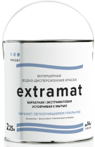 Краска Экстрамат (ExtraMat) база А 2,25л матовая для помещений с повышенной влажностью