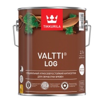 Антисептик Tikkurila "Валти Лог" (VALTTI LOG) 2,7л атмосферостойкий для обработки бревен
